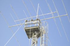 Winter view with ice on antennas (winter 2011)