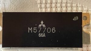 M57706 Mitsubishi 145-175MHz 12.5V, 8W, FM MOBILE RADIO
