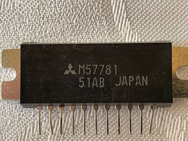 M57781 Mitsubishi  Narrow Band Medium Power Amplifier